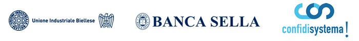 Logo Unione Industriale, Banca Sella e Confidi Systema